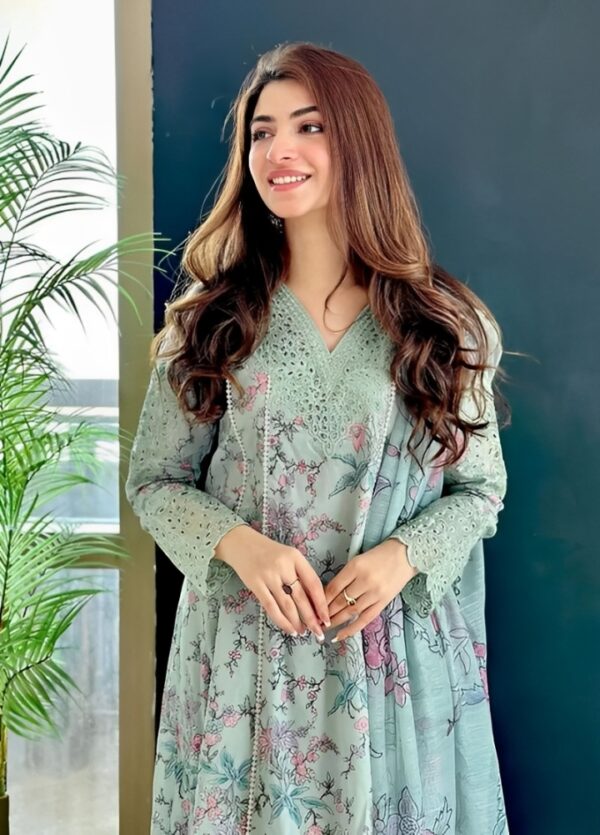 Lebaas’e Saajee Embroidery Unstitched Heavy Patches Dress (3 piece)